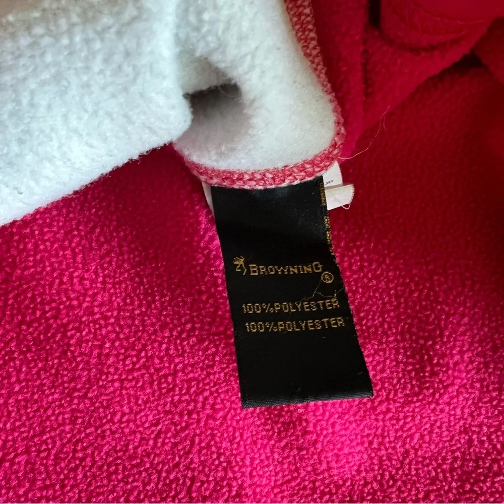 Browning Women's Soft Shell Camo Real Tree Print Hot Pink Zip Up Jacket M - Picture 2 of 8